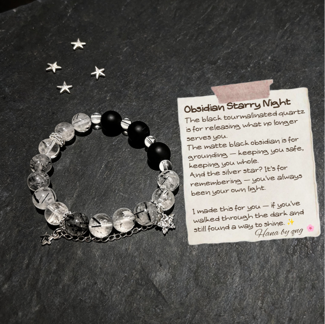 Obsidian Starry Night ✦ HBQ-0010